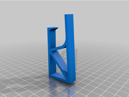 corsair k68 keyboard vertical stands nephelus Computer stand 3d print model - Mito3D