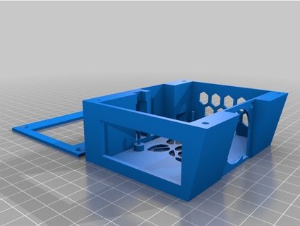 raspberry pi 4 display case fan schem1122 3D Printing 3d print model - Mito3D