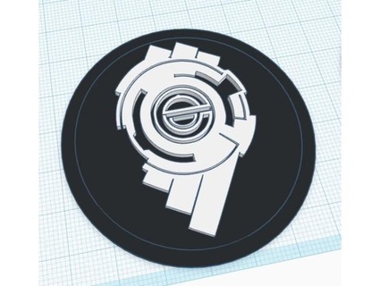 Geist Schale Sack modular Logo einfügen rkxone Zubehör 3d print model - Mito3D