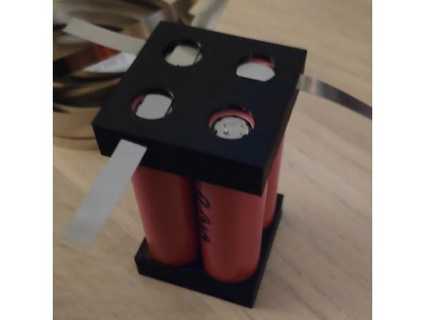 generic customizable battery spacer - openscad cornesteen 3D Printing 3d print model - Mito3D