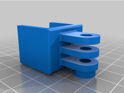 gopro ender 5 rail mount lwkalis 3D Printer Accessories 3d print model - Mito3D