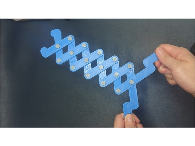 preguiçoso língua bepolim casa agarrador garra mão pinças ligação mecanismo PIN serpente brinquedo 3D print model - Mito3D