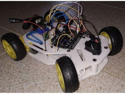 3d printed arduino rc car pammeg80 Mechanical Toys toy 3d print model - Mito3D