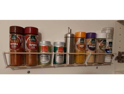 spice rack bumgam Kitchen & Dining organizer shelf spicerack spices 3d print model - Mito3D