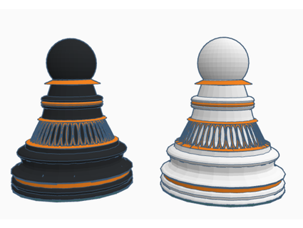chess pieces calculatordude Chess 3d print model - Mito3D