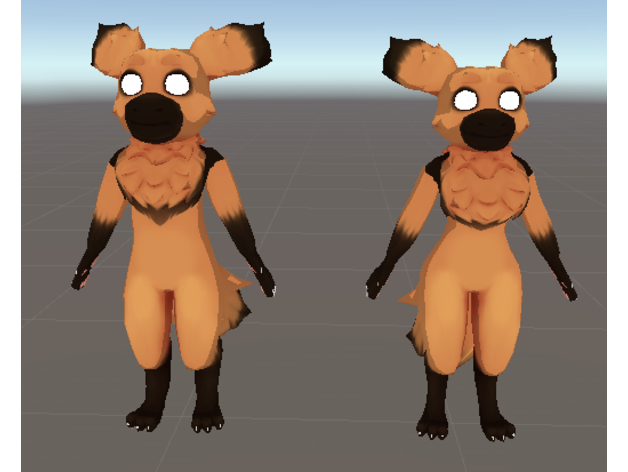 boi female & male swagfur 3D Printing furry vrchat 3D print model - Mito3D