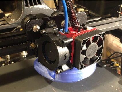 ender-5 big cooler iamsly 3D Printer Extruders cooler cooling cooling duct cooling fan creality creality ender 5 ender ender 5 micro swiss nozzle cooling print cooler  3d print model - Mito3D
