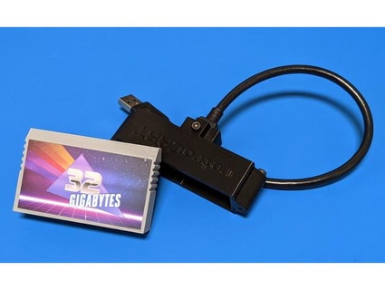 retrocart USB cartuccia ms3fgx computer cyberdeck cyberpunk 3d print model - Mito3D