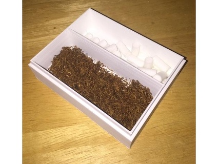 pequeña caja tapa tabaco bolsillo philrogan deporte aire libre fumar 3d print model - Mito3D