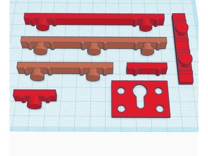 lidl powerfix pegboard tools sdk ppeterka Tool Holders & Boxes 38mm parkside tile 3d print model - Mito3D