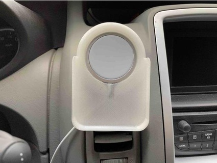 magsafe car mount fan clip giantshell Mobile Phone iphone 12 charger holder case 3d print model - Mito3D