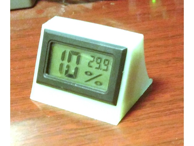 Thermometer Hygrometer Fall Mantel unterj Büro 3D print model - Mito3D