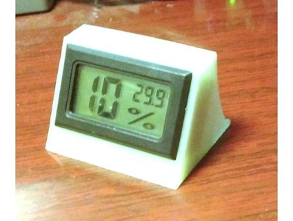 termómetro higrómetro caso funda subjetivo oficina 3d print model - Mito3D