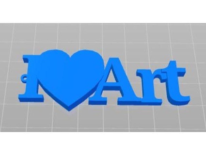 Aşk Sanat teknisyen baksh anahtarlık 3dkeychains özelleştirilmiş anahtarlıklar 3d print model - Mito3D
