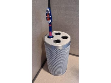 stylish toothbrush cup echodyne Bathroom 3d print model - Mito3D