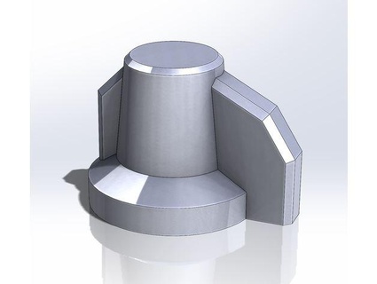 thrustmaster wheel main knob mrsw3d 3D Printing button ferrari grip replacement t300 3d print model - Mito3D