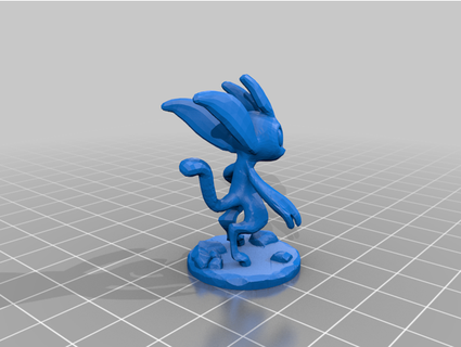 base frizzlefry creature figurina 3d print model - Mito3D