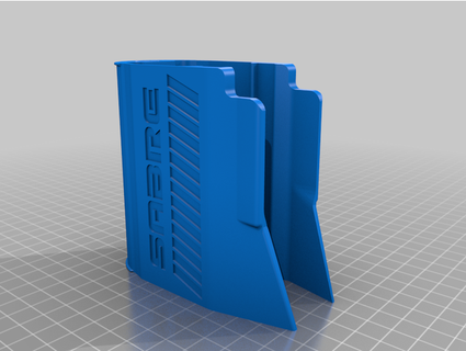 cheek rest m20 includes version 2 sabre blaster Hobby 3d print model - Mito3D