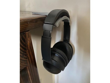 bose qc35ii headphone desk hook jake nerdnest Audio qc35 hanger 3d print model - Mito3D