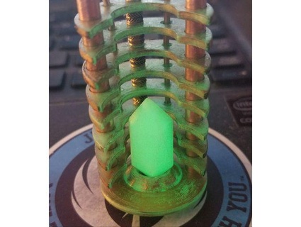 Lichtschwert Kristall Kammer Flosse Böses Spielzeuge Spiele 3d print model - Mito3D