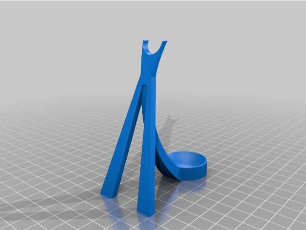 tea spoon holder v2 by sushigato teaspoon 3D print model - Mito3D