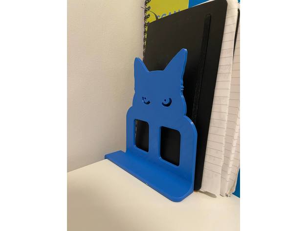 cat separator bookstand ikea desk 34mm clait Decor guard organizer linnmon 3D print model - Mito3D