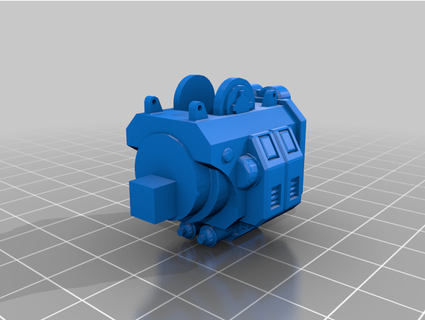 imperial knight space wolves frost cannon commander3100 Other warhammer 40k 3d print model - Mito3D