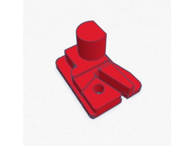 beko rcna frigo porte charnière couverture cuisine réfrigérateur 3D print model - Mito3D