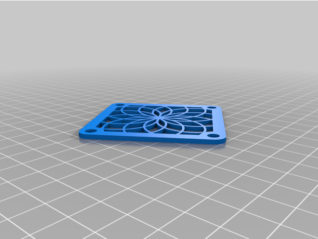 60mm Ventilator Grill Gabelstapler 3D Drucker Teile Noctua Grube halt 3D print model - Mito3D
