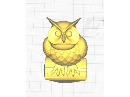 owl looking kendoodle 3D Printing 3d print model - Mito3D