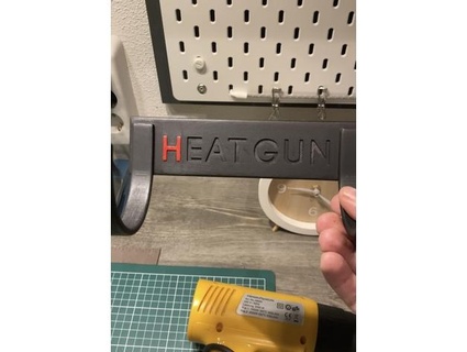 skadis heat gun hook yadoodle Tool Holders & Boxes 3d print model - Mito3D
