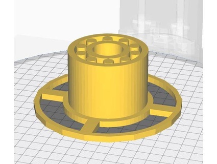 flsun qq Profi Spule Lager jhadley0430 3D Drucken Halter Unterstützung 3d print model - Mito3D