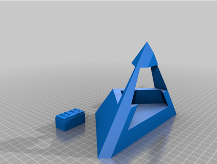 stupido punk piramide palcoscenico creare qualsiasi edifici strutture Daft Punk 3d print model - Mito3D
