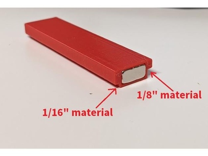 laser cortador material suporte magnético Sediada maxtechresearch Ferramentas Glowforge 3d print model - Mito3D