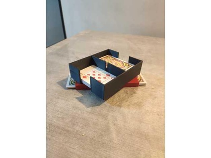 oynama kart organizatör cin tuhaf Eucre baskın çıkmak sidneyfc güverte delik Kulp destek sarhoş Oyun kağıtları saç örgüsü 3d print model - Mito3D
