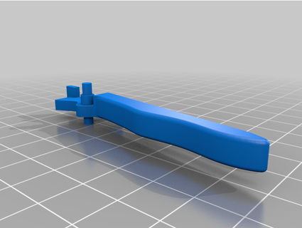 v2 espada desencadenar airember deporte aire libre aeg airsoft partes 3d print model - Mito3D