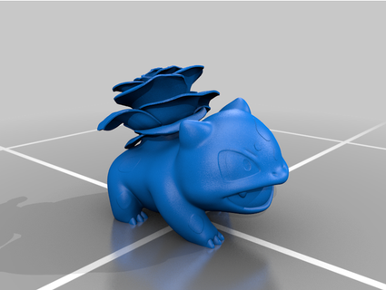 rose bulbasaur rikaheretoparty 3D Printing flower pokemon valentine 3d print model - Mito3D