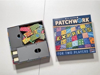 patchwork express - board game box insert curbynet Toy & Game Accessories 3d print model - Mito3D
