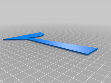 geometría tomahawk ángulo trisector estiramiento resbaladizo matemáticas 3d print model - Mito3D