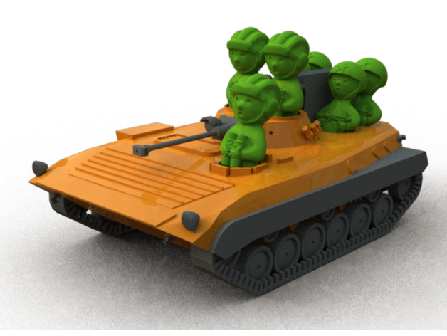 bmp Haydi oyuncak oyun Aksesuarlar araba asker toy soldier 3D print model - Mito3D