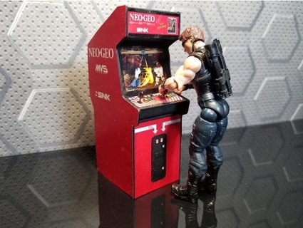 neo geo arcade cabinet standard 1 16 scale eternalgnome Toys & Games 3d print model - Mito3D