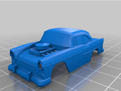 chevy bel-air 1 76 aldel71 3D Printing 176 turbo racing 3d print model - Mito3D