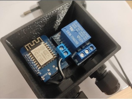 case wemos d1 relay diy thermostat polan pl DIY esp8266 pg7 mini 3d print model - Mito3D