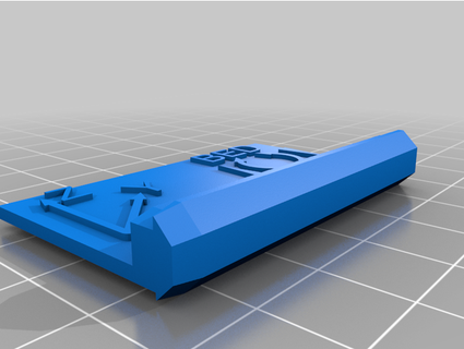 v2 Richtungen Etikett Ender 3 Profi Johnny Vega 3D Drucker Zubehör Realität Information 3d print model - Mito3D