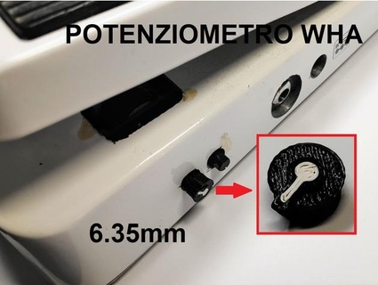 potenziometro biscotto fx Fai musica elettronica chitarra pentola potenziometro 3d print model - Mito3D