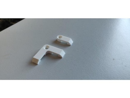 led strip holder corner straight beske 3D Printer Accessories bracket enclosure ikea light mount 3d print model - Mito3D