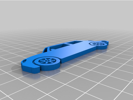 mini porte clés creux 3d print model - Mito3D
