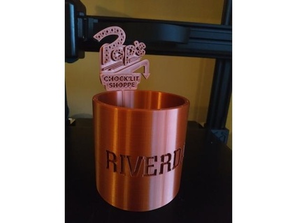 riverdale pencil holder davebzh Office pencilholder pot crayon 3d print model - Mito3D