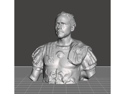 boistrajan empereur 39 imprimeur sculptures trajan meshmixer réel romain soldat Rome 3d print model - Mito3D