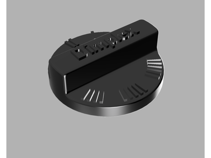 eléctrico calentador mando hoyuelo teokollatos reemplazo partes radiador 3d print model - Mito3D